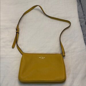 Kate Spade Yellow Crossbody Bag with Adjustable Strap